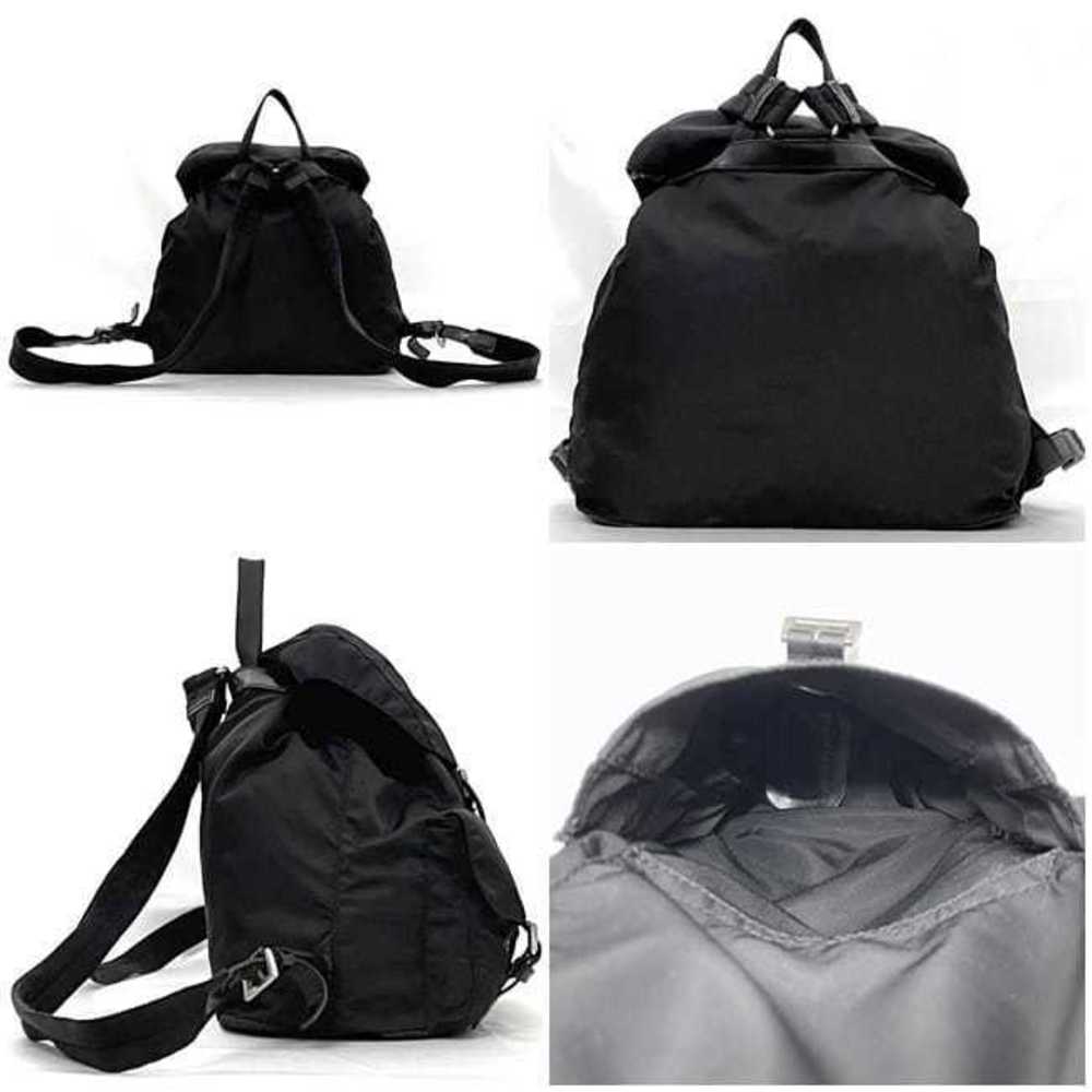 Prada Drawstring Triangle Backpack Rucksack Nylon… - image 1